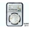 Image 1 : 1886 Morgan Silver Dollar NGC AU55