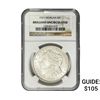 Image 1 : 1921 Morgan Silver Dollar NGC  Brilliant Unc.