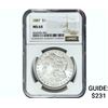 Image 1 : 1887 Morgan Silver Dollar NGC MS64