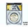 Image 1 : 1942 Walking Liberty Half Dollar ANACS MS64