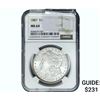Image 1 : 1887 Morgan Silver Dollar NGC MS64