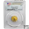 Image 1 : 2017 $5 1/10 oz Gold Half Eagle PCGS MS70