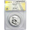 Image 1 : 1958 Franklin Half Dollar ANACS PF66 Proof