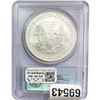 Image 2 : 2001 Silver Eagle PCGS MS69
