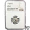Image 1 : 1943-D Wheat Cent NGC MS66