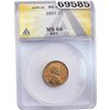 Image 1 : 1935 Wheat Cent ANACS MS66 Red