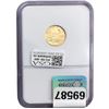 Image 2 : 1999 $5 1/10 oz Gold Half Eagle NGC MS70