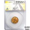 Image 1 : 1936 Wheat Cent ANACS MS67 Red