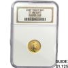 Image 1 : 2001 $5 1/10 oz Gold Half Eagle NGC MS69
