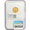 Image 2 : 2001 $5 1/10 oz Gold Half Eagle NGC MS69