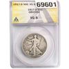 Image 1 : 1917-D Walking Liberty Half Dollar ANACS VG8 Observe