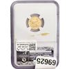 Image 2 : 2009 $5 1/10 oz Gold Half Eagle NGC MS69