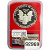 Image 2 : 1988-S Silver Eagle NGC PF69 Ultra Cameo