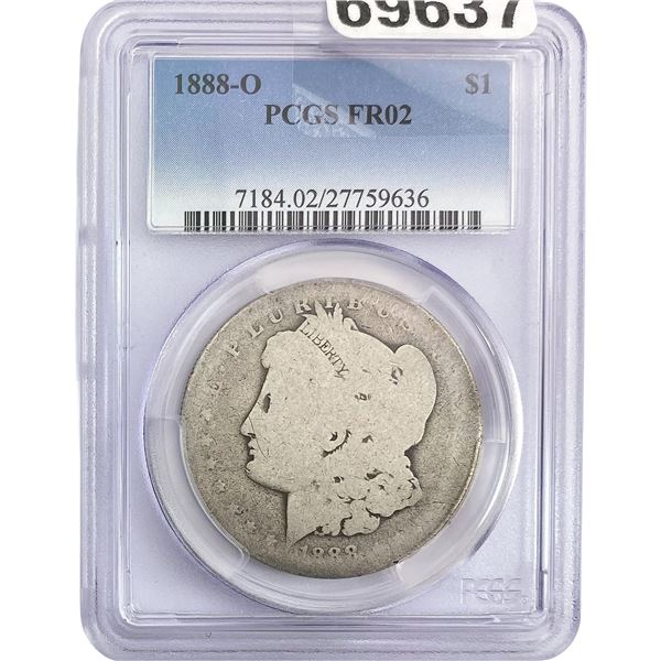 1888-O Morgan Silver Dollar PCGS FR02