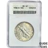 1936-D Walking Liberty Half Dollar ANACS MS62