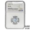 Image 1 : 1943-D Wheat Cent NGC MS66