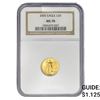 Image 1 : 2005 $5 1/10 oz Gold Half Eagle NGC MS70