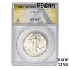 1942 Walking Liberty Half Dollar ANACS MS64