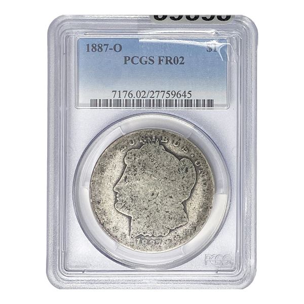 1887-O Morgan Silver Dollar PCGS FR02