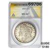 Image 1 : 1921-D Morgan Silver Dollar ANACS MS62