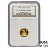 Image 1 : 1991-P $5 1/10 oz Gold Half Eagle NGC PF69 Ultra Cameo