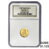Image 1 : 1995 $5 1/10 oz Gold Half Eagle NGC MS69