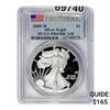 Image 1 : 2008-W Silver Eagle PCGS PR69 DCAM