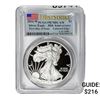 Image 1 : 2016-W Silver Eagle PCGS PR70 30th Anniv.
