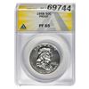 Image 1 : 1958 Franklin Half Dollar ANACS PF65 Proof