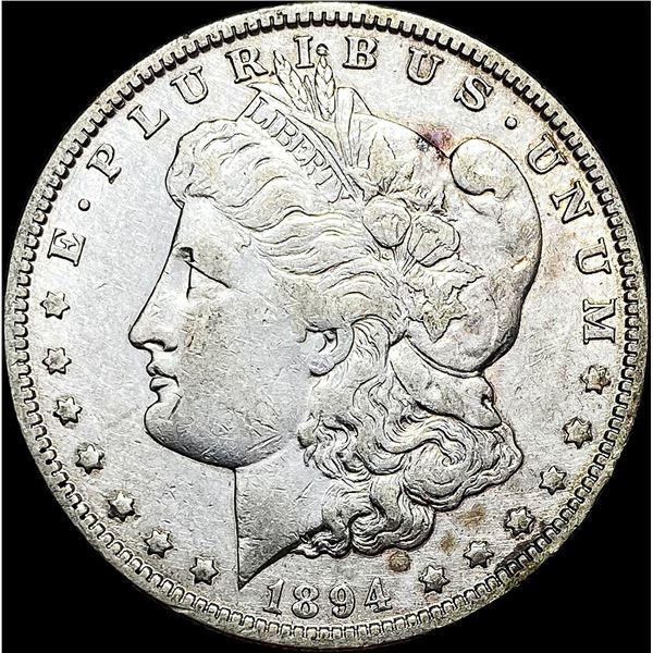 1894-O Silver Morgan Dollar NEARLY UNCIRCULATED