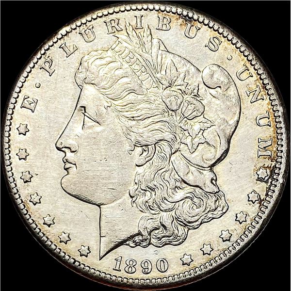 1890-CC Silver Morgan Dollar CLOSELY UNCIRCULATED