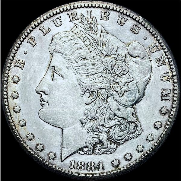 1884-CC Silver Morgan Dollar CHOICE AU