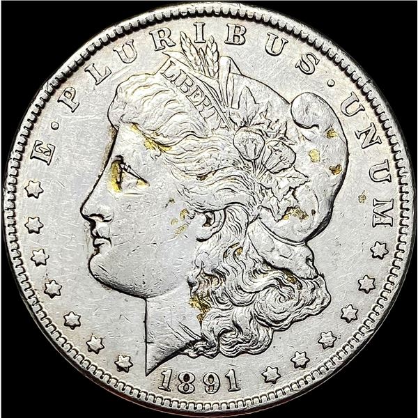 1891-CC Silver Morgan Dollar CLOSELY UNCIRCULATED