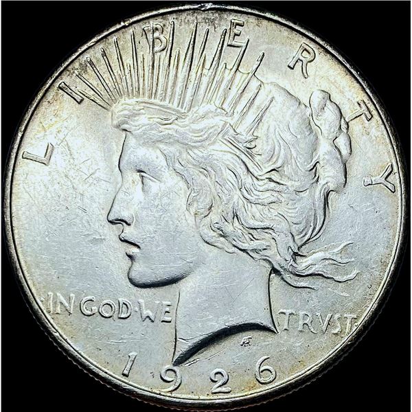 1926-S Silver Peace Dollar CHOICE AU