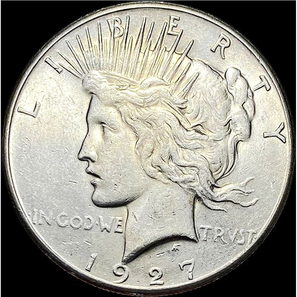 1927 Silver Peace Dollar CLOSELY UNCIRCULATED