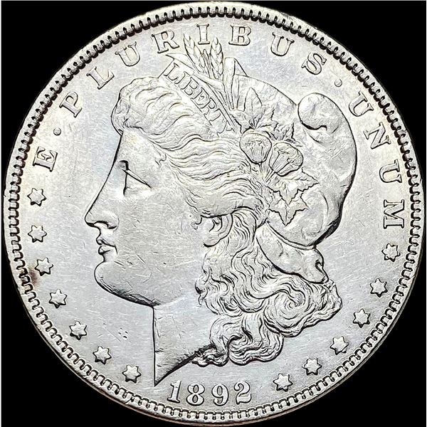 1892 Silver Morgan Dollar CLOSELY UNCIRCULATED