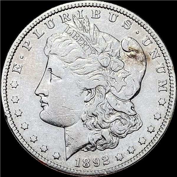 1892-S Silver Morgan Dollar NEARLY UNCIRCULATED