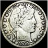 Image 1 : 1909 Barber Half Dollar ABOUT UNCIRCULATED