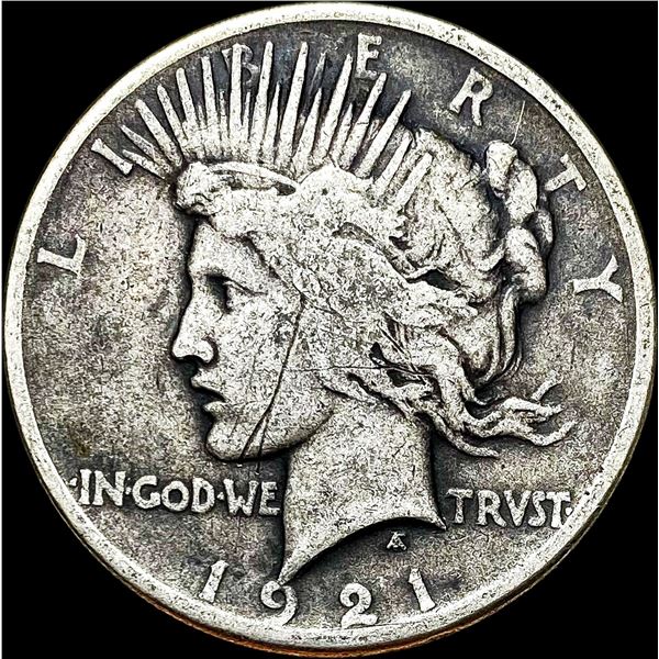 1921 Silver Peace Dollar High Relief NICELY CIRCULATED