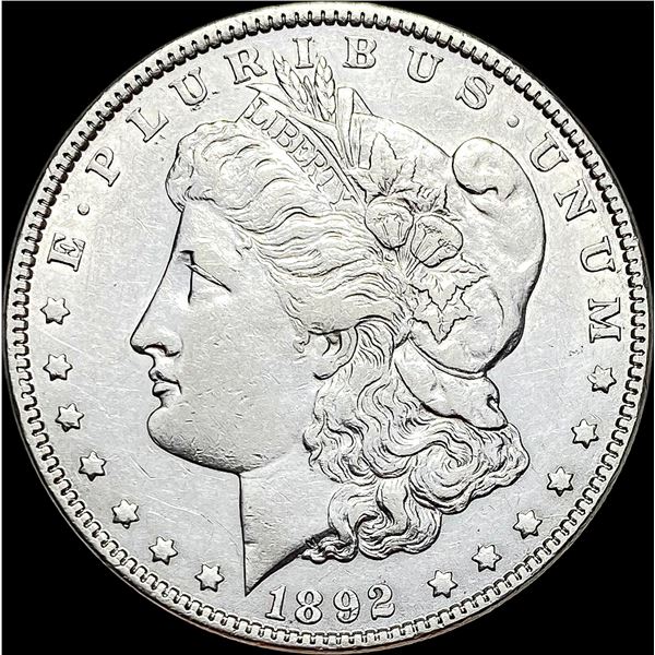1892 Silver Morgan Dollar CLOSELY UNCIRCULATED