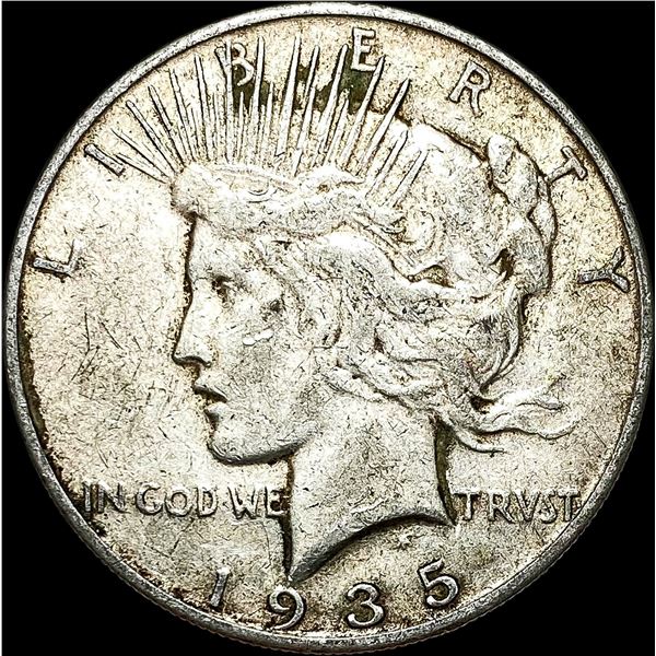 1935-S Silver Peace Dollar LIGHTLY CIRCULATED