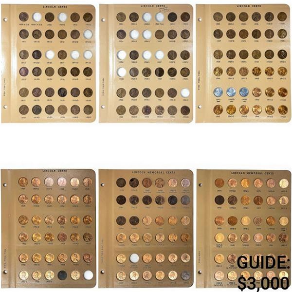 1909-2016 Lin. 1C Album [306 Coins]