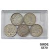 [5 Coins]1935-S Silver Peace Dollar