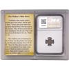 Image 2 : Judaea Maccabean Kings 135-37 BC AE Prutah Widows Mite NGC Ch VF