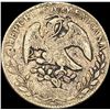 Image 2 : 1860 Go Mexico Silver 8 Reales Cap & Ray LIGHTLY CIRCULATED