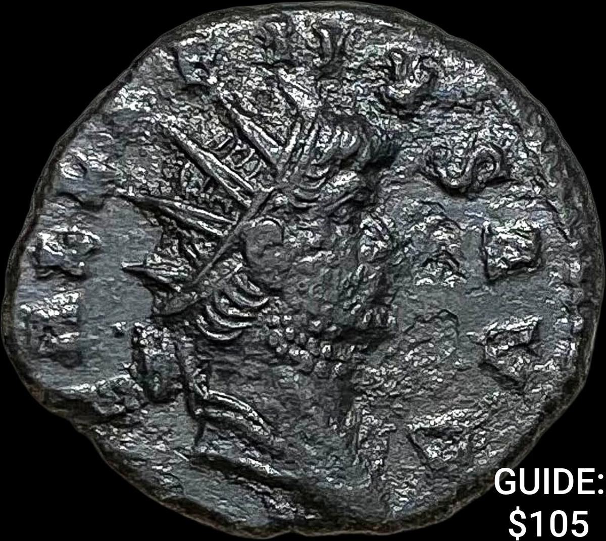 Roman Gallienus, 253-268 AD BI DBL Denarius CHOICE AU