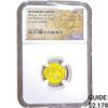 Byzantine Phocas 602-610 AD Gold Tremissis NGC MS