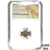 Image 1 : Judaea Alex, Jannaeus 103-76 BC Bronze Purtah NGC
