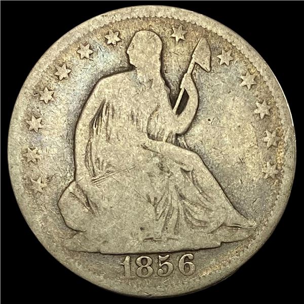 1856 Seated Liberty Half Dollar NICELY CIRCULATED