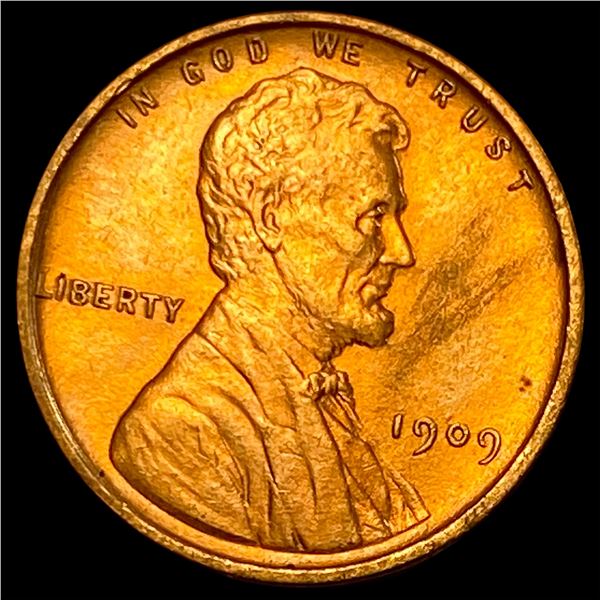 1909 VDB Red Lincoln Wheat Cent UNCIRCULATED